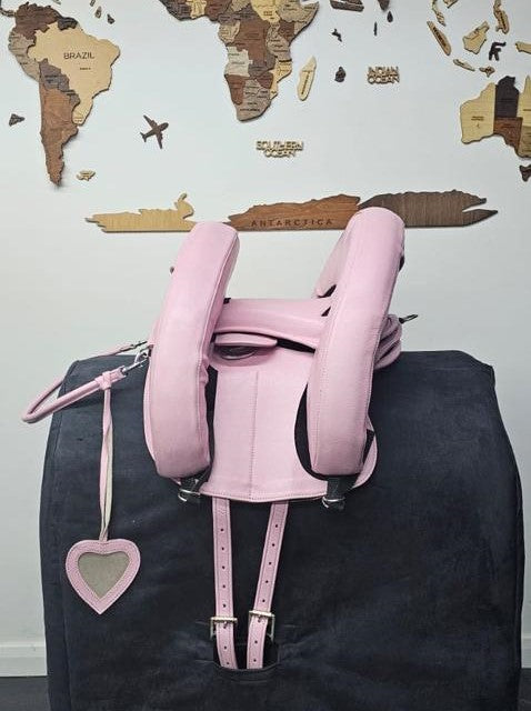 Selle Inky Dinky® en CUIR rose - NEUVE - Officiel
