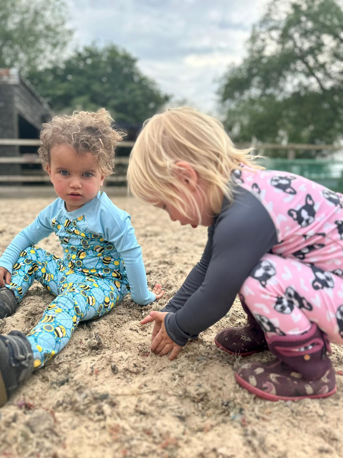 Ensemble de sous-vêtements thermiques pour enfants - Abeilles
