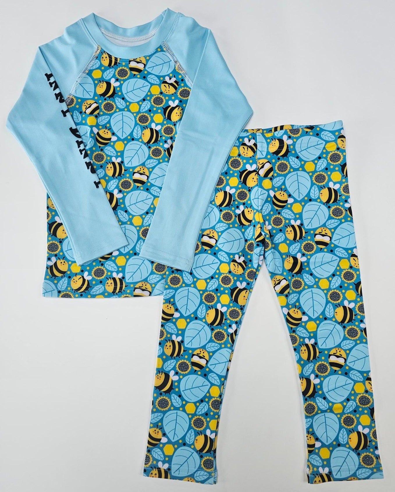 Ensemble de sous-vêtements thermiques pour enfants - Abeilles