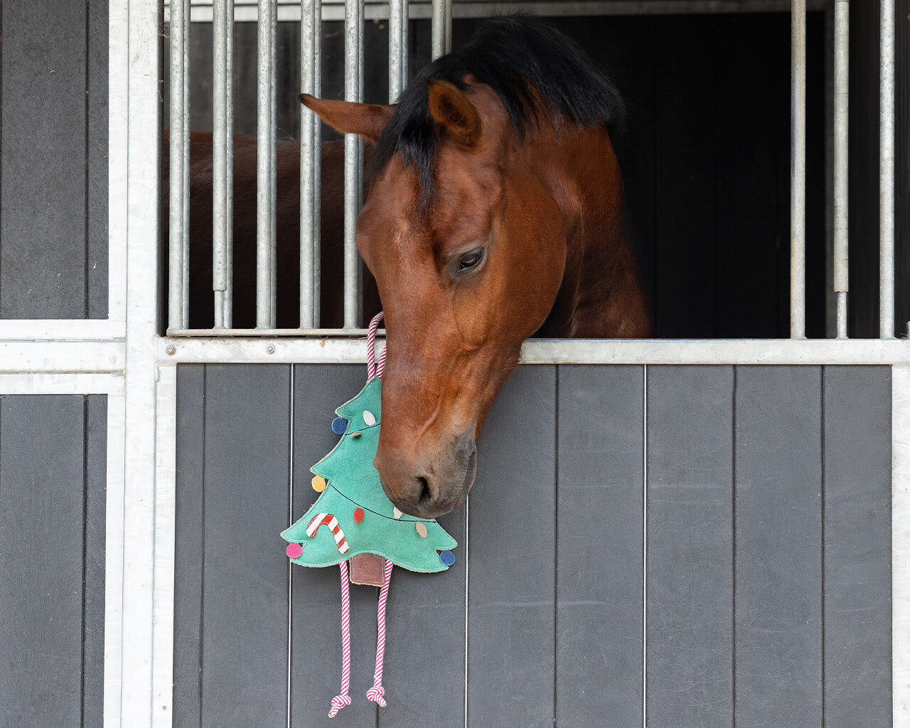 Cheval à bascule de Noël