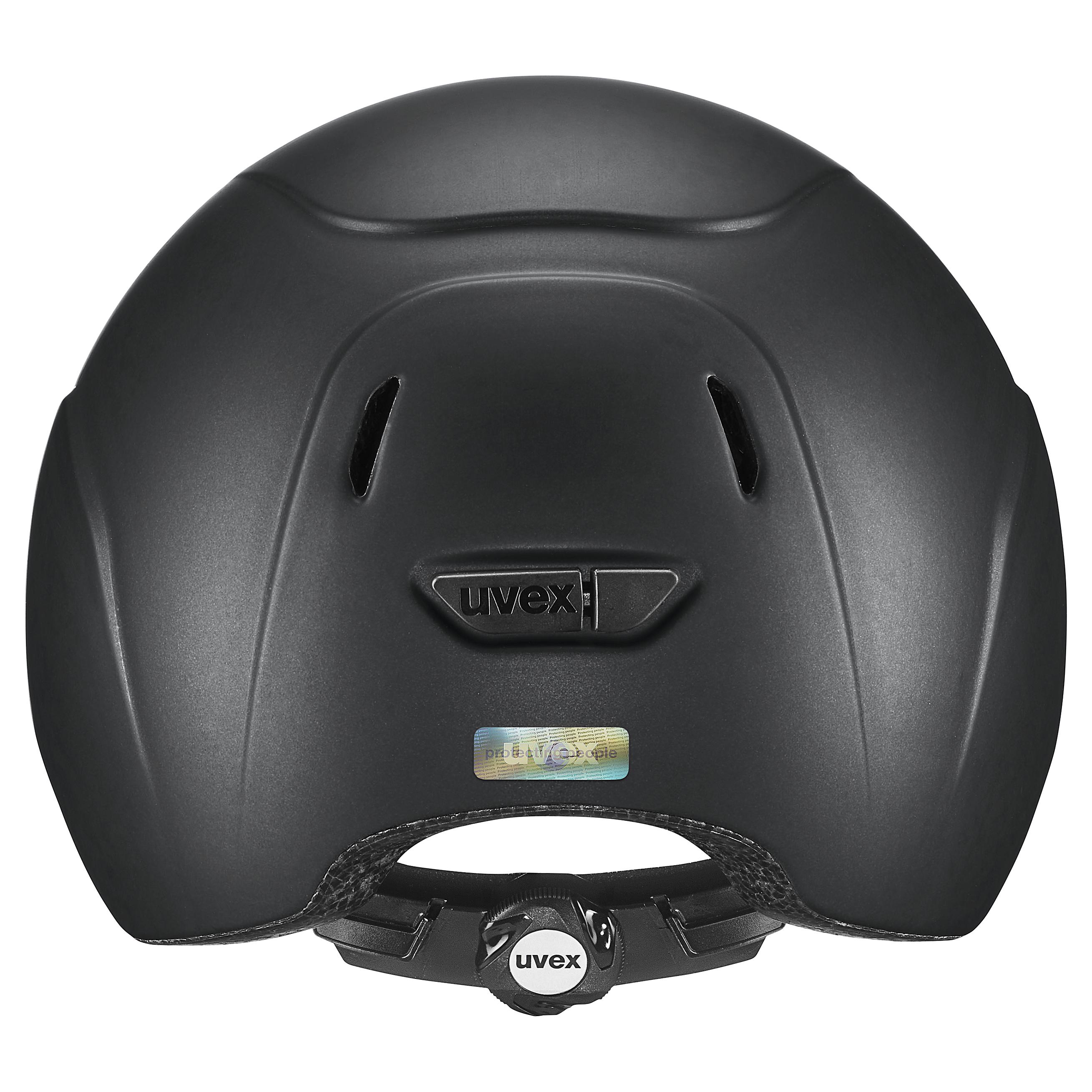 Uvex - Noir mat - Casque d'équitation réglable pour enfant taille 49-54 cm