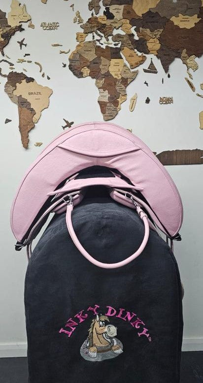 Selle Inky Dinky® en CUIR rose - NEUVE - Officiel